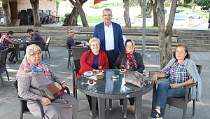 Köşker hemşerilerinin yanında