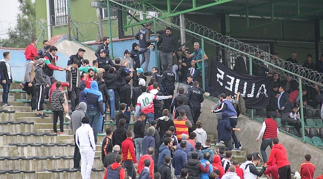 Kuştepe Stadı’nda olay!