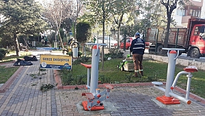 Parklarda bakım çalışmaları