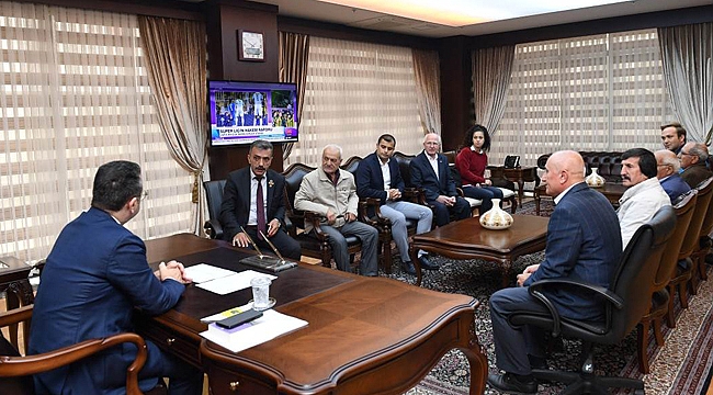 Şehit aileleri Vali’yi ziyaret etti