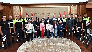 Trafik duyarlılığı olan çocuklara bisiklet