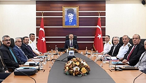 Valilikte asayiş toplantısı