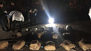 Bomba yüklü araç yakalandı