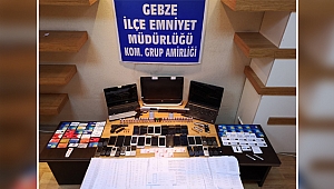 Gebze'de dolandırıcılık operasyonu; 17 gözaltı!