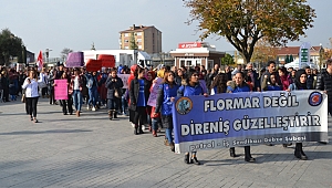 Gebzeli kadınlar dayanışma için yürüdü