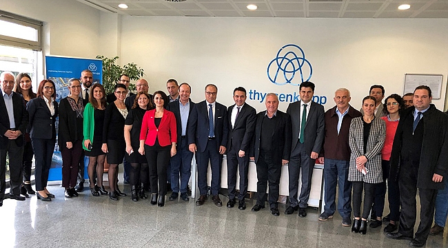 GOSB katılımcıları Thyssenkrupp’u gezdi