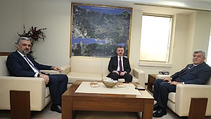 Karaosmanoğlu, Büyükakın’ı makamında ağırladı