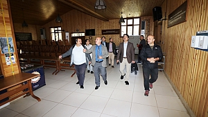 Konya Büyükşehir heyeti, yatırımları gezdi