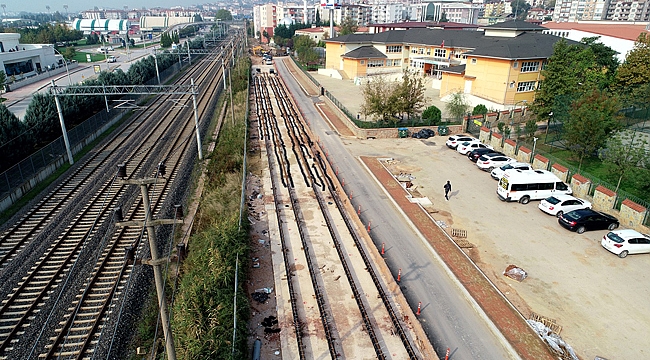 Tramvay hattı okullar bölgesine kadar uzandı
