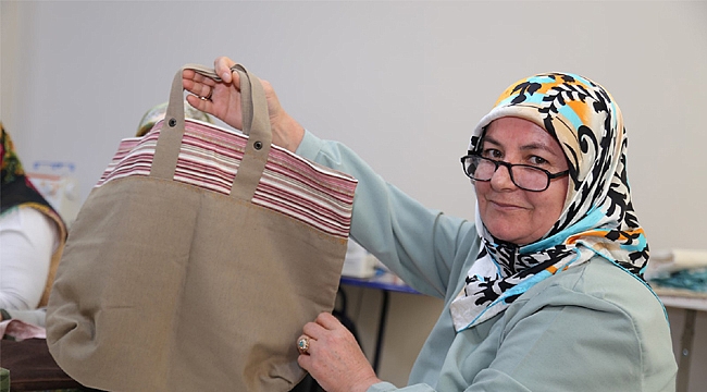 Çevre yasasına bez torbalı destek