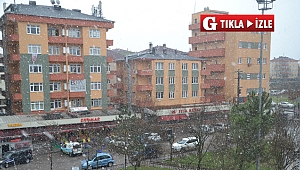 Gebze'de kar yağışı başladı