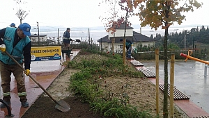 Gebze parklarında kış bakımı