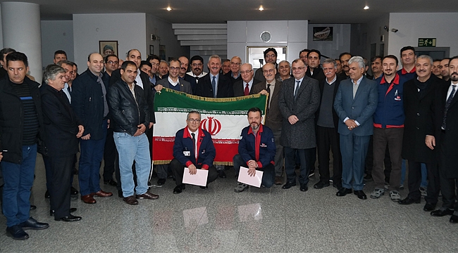 İran heyeti Gebze'ye geldi