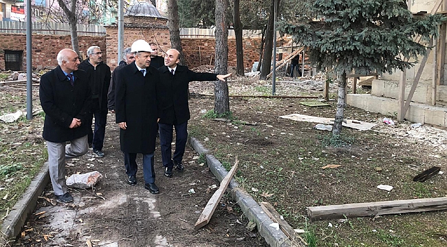 Işık çalışmaları yerinde inceledi