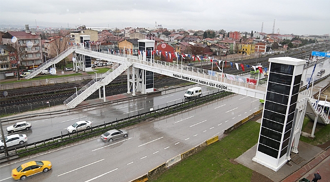 ‘’Kara Fatma’’ üst geçidi açıldı