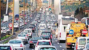 Taşıt sayısı 600 bin arttı