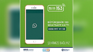 Büyükşehir, "WhatsApp’ta da varım" dedi