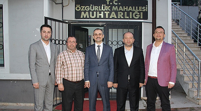 Çiftçi, “Muhtarlarımız hizmet rehberimizdir”