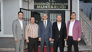 Çiftçi, “Muhtarlarımız hizmet rehberimizdir”