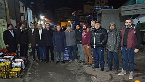 Dursun'dan Gebze Hal'ine ziyaret
