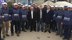 "İşçi kardeşlerimizin yanındayız"