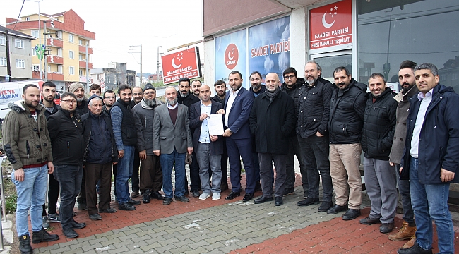 İstekli, başvurusunu yaptı
