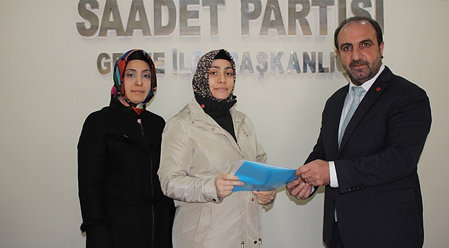 Saadet'e başvurular devam ediyor