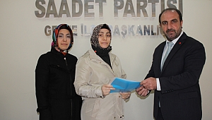 Saadet'e başvurular devam ediyor