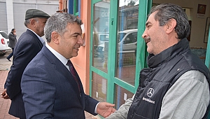 Şayir, Tavşancıl esnafı ile buluştu