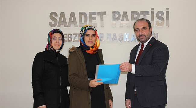 SP'de ilk başvuru kadın adaydan
