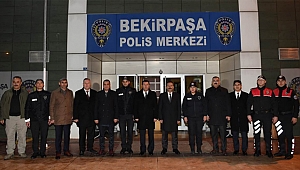 Vali Aksoy'dan polis merkezine ziyaret