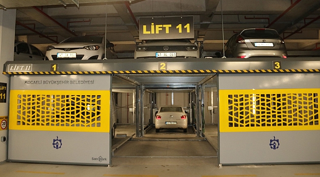 Aylık 20 bin araca ev sahipliği yapan modern otopark