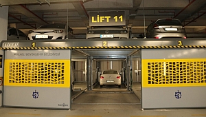 Aylık 20 bin araca ev sahipliği yapan modern otopark