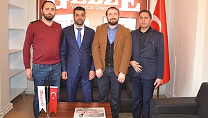 Çetinkaya’dan gazetemize ziyaret