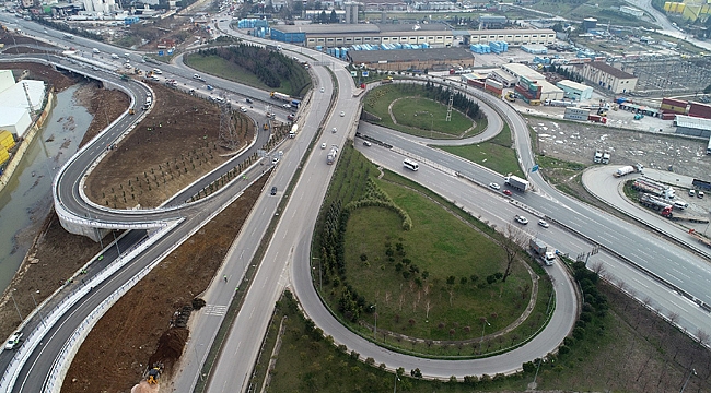 Dilovası Batı Kavşağı açılışa hazırlanıyor