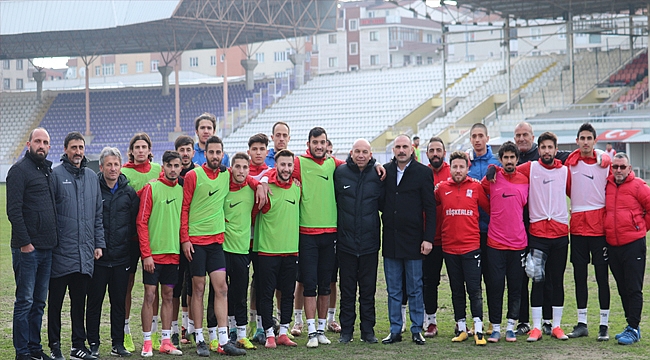 Durdağ’dan Gebzespor’a moral ziyareti
