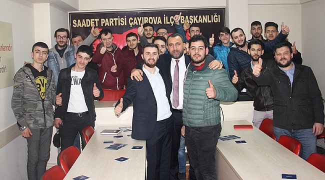 Gençlerden Aksu’ya tam destek
