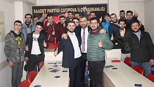 Gençlerden Aksu’ya tam destek