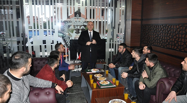 Gençlerden Bıyık'a destek sözü