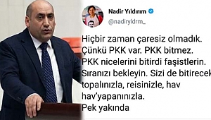 HDP'li vekilden PKK propagandası!