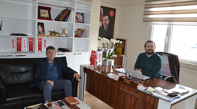 İbrahim Çorbacı'dan gazetemize ziyaret