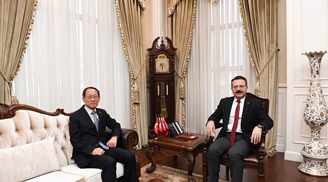 Koreli büyükelçiden Aksoy’a ziyaret
