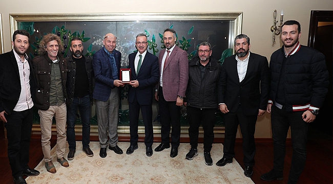 Köşker'e teşekküre gittiler!