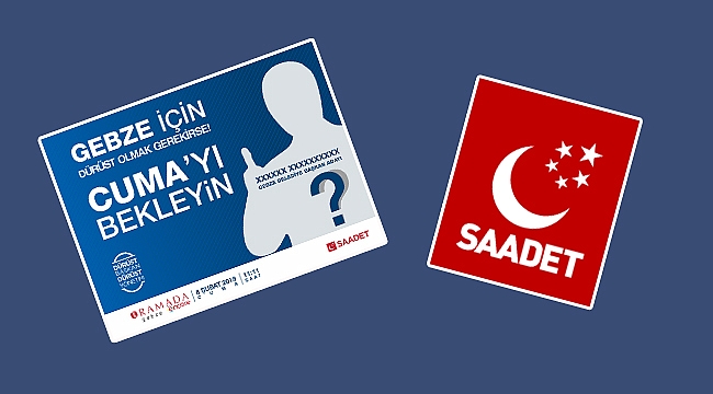 Saadet'ten gizemli tanıtım!