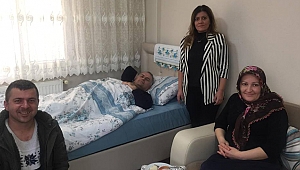 Serap Çakır'dan hasta ziyareti