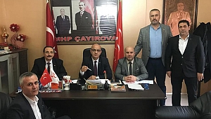 Ünlü, MHP Çayırova’yı ziyaret etti