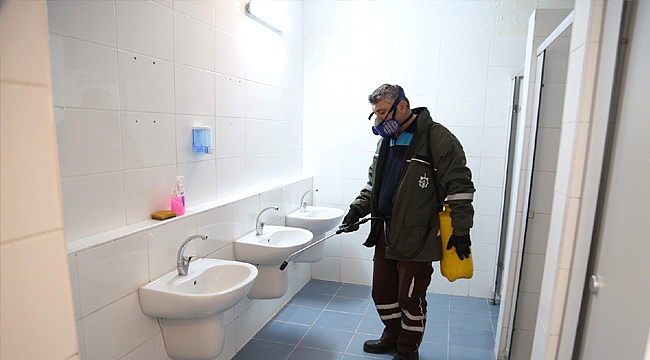 Yarıyıl tatilinde 777 okul ilaçlandı