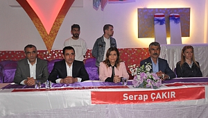 Beylikbağı'nda Serap Çakır'a tam destek