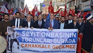 Cumhur İttifakı Çanakkale Şehitleri için yürüdü