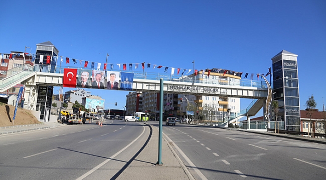 Gebze'de Hünkar Üst Geçidi kullanıma açıldı
